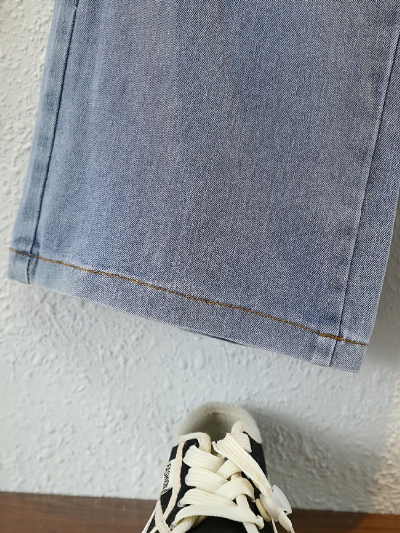 Tytöille Pesty Denim Rennot Leveät Housut