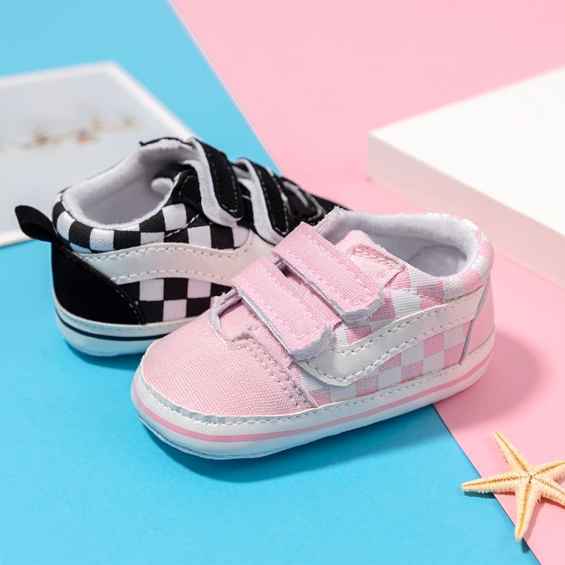 Vauvan Tyttöjen Canvas Lenkkarit Pehmeäpohjaiset Liukumattomat Prewalker-kengät