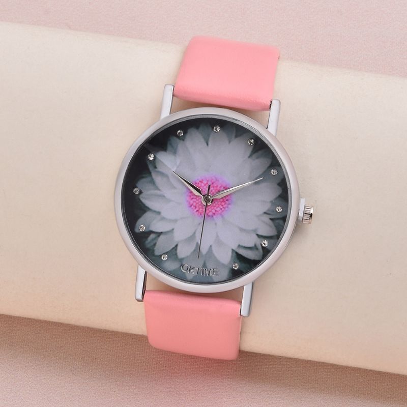 1 Kpl Tyttöjen Sunflower Student Quartz Watch