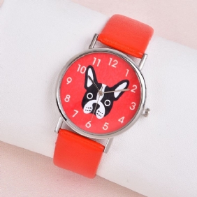 Lasten Tyttöjen Sarjakuva Puppy Student Quartz Watch